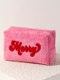 Shiraleah  Merry  Zip Pouch, Pink on Sale