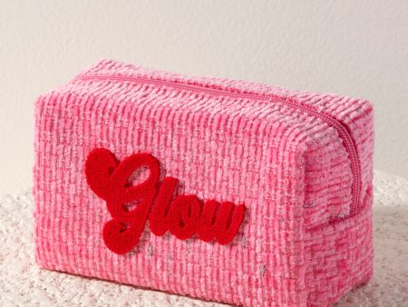 Shiraleah  Glow  Zip Pouch, Pink Discount