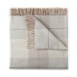 York Merino Wool Plaid Throw Supply