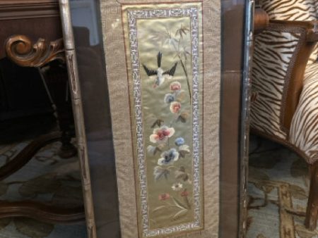 Framed Oriental Silk Tapestry Online