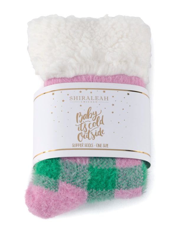 Shiraleah Arwen Slipper Socks, Green Fashion