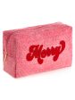 Shiraleah  Merry  Zip Pouch, Pink on Sale