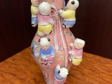 Small Pink Oriental Fertility Vase Online Hot Sale