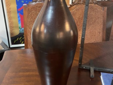 Brown Metal Vase Online Sale