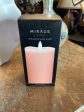 Mirage Large Coral Color Smooth Pilar Candle Sale