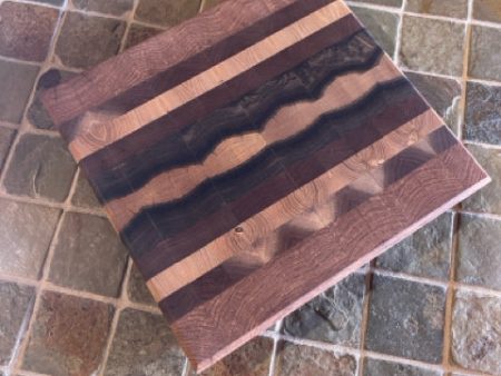 Mesquite, Walnut, Ash, and Mozambique Wood Cutting Board Cheap