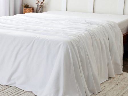 Iconic Microfiber Flat Sheet (Light Colors) Online Sale