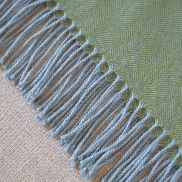 Baby Alpaca Herringbone Throw Online