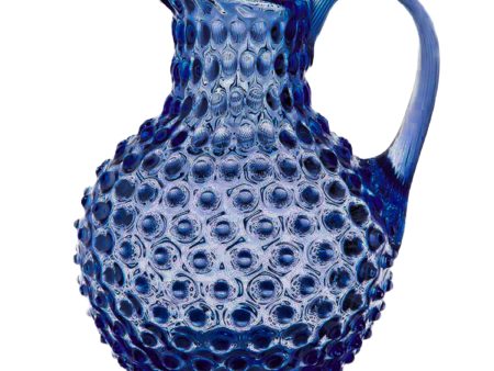 Cobalt Blue Hobnail Pitcher (2L) For Sale