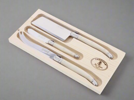 Ivory Laguiole 3 Piece Cheese Set Online Hot Sale