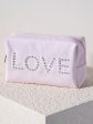 Shiraleah  Love  Zip Pouch, Blush Sale