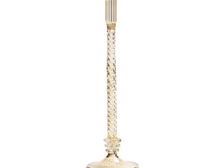 Braid Candle Holder in Champagne Online Hot Sale