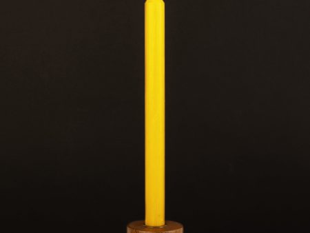 Lemon Yellow Danish Kiri Taper Candle (12 ) Supply