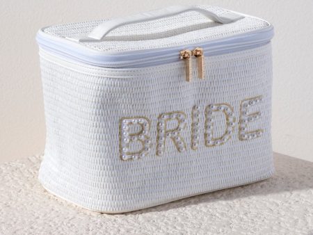 Shiraleah  Bride  Cosmetic Case, White For Sale