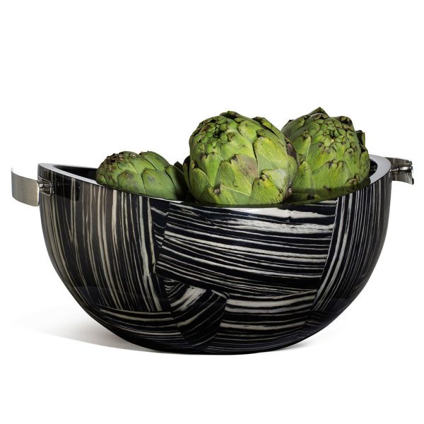 Ebano Veneer 12  Serving Bowl Hot on Sale