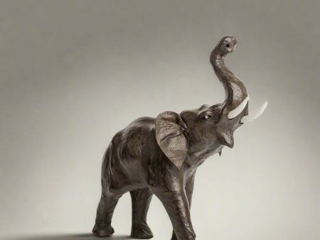 Leather Elephant Sculpture Online Sale