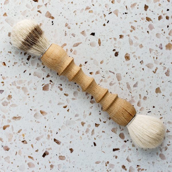 Redecker Double Sided Pig Bristle and Goat Hair Dust Brush with Oiled Beechwood Handle Supply