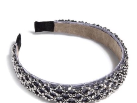 Shiraleah Wide Crystal Embellished Headband, Grey - FINAL SALE ONLY Supply