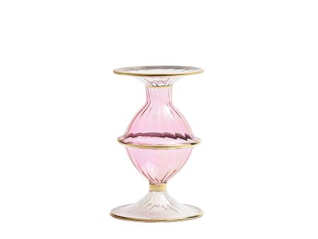 Blossom Candle Holder in Pink Fashion