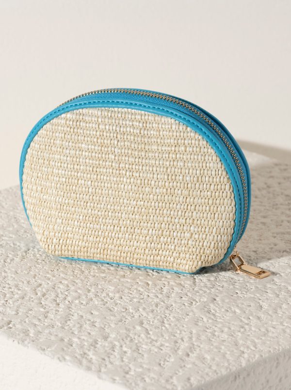 Shiraleah Amalfi Cosmetic Pouch, Ivory - FINAL SALE ONLY For Sale