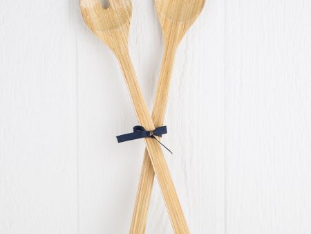 Bamboo Salad Servers on Sale