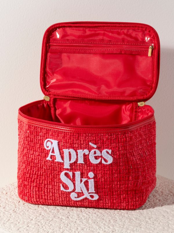 Shiraleah  Apres Ski  Cosmetic Case, Red Fashion